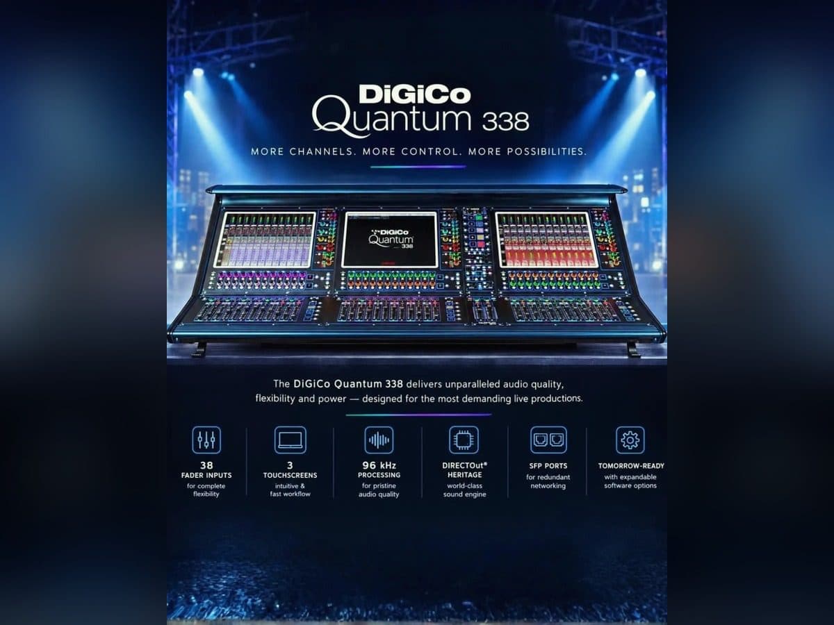 Digital Mixing Console Rental for Events: The Cas Ant Events Inventory