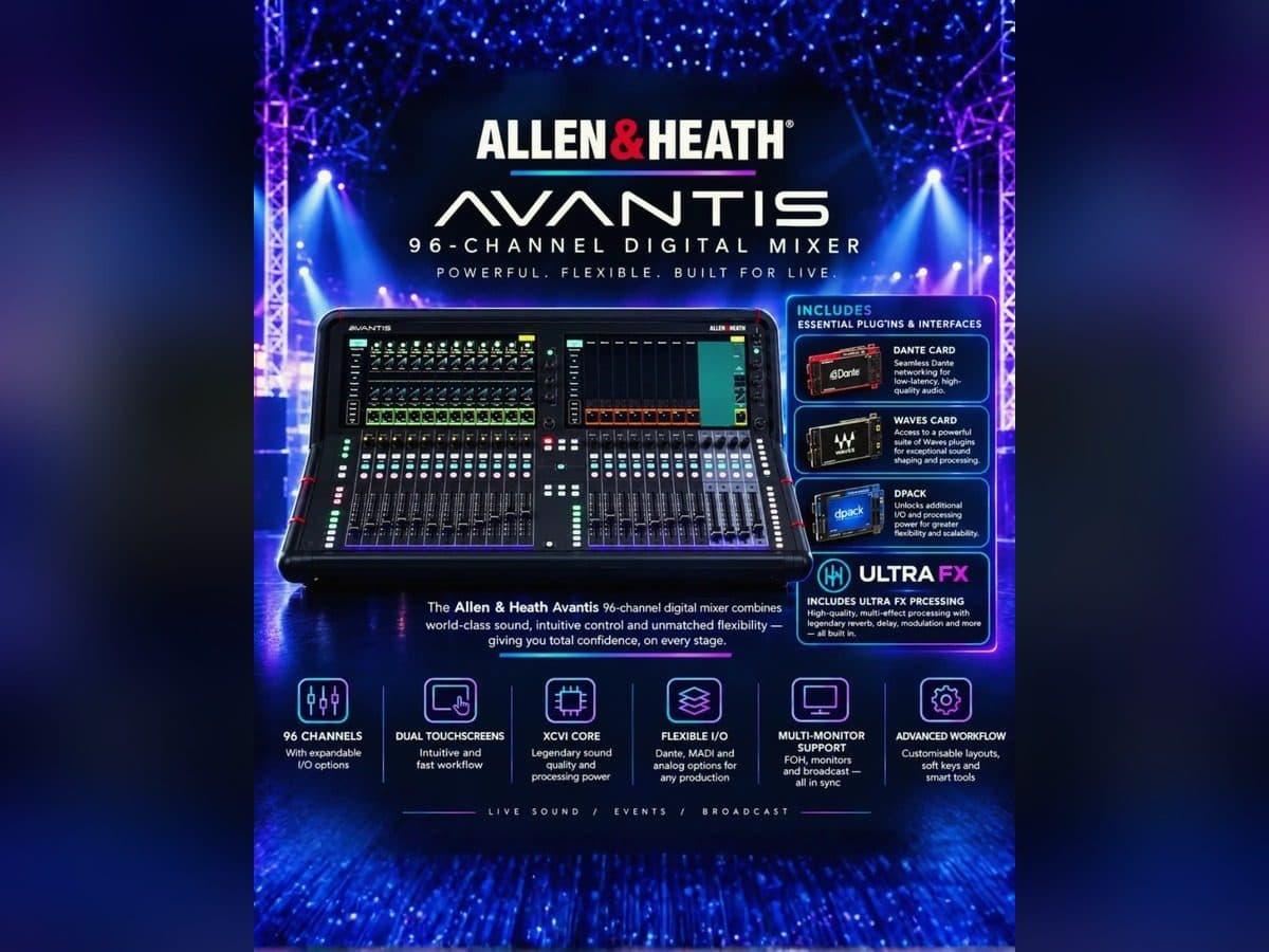 Digital Mixing Console Rental for Events: The Cas Ant Events Inventory